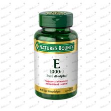 Nature's Bounty E-1000 IU Vitamin Supplement