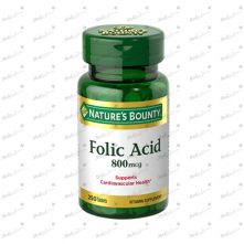 Nature's Bounty Folic Acid 800mcg