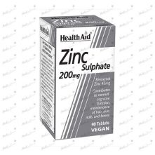 HealthAid Zinc Sulphate 200mg 90 Tablets