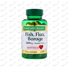 Nature's Bounty Fish Flax Borage Omega 3-6-9