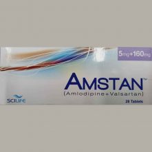 Amstan 160/5mg Tablets 28's