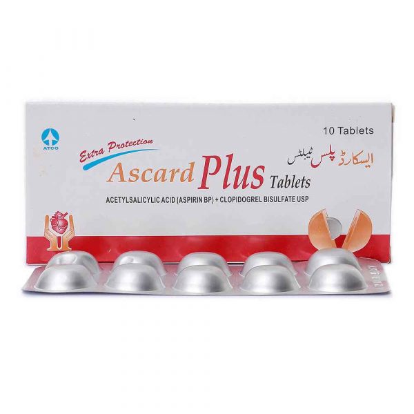 Ascard Plus Tablets 75/75mg 10's