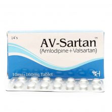 Av-Sartan 10/160mg Tablet 14's