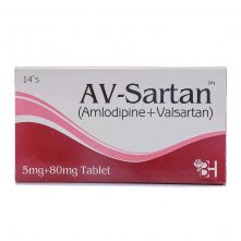 Av-Sartan 5/80mg Tablet 14's