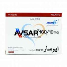 Avsar Tablets 10/160mg 14's