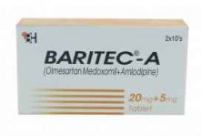 Baritec A 5/20mg Tablets 20's