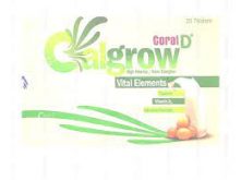 Calgrow Corald Tablets 30's