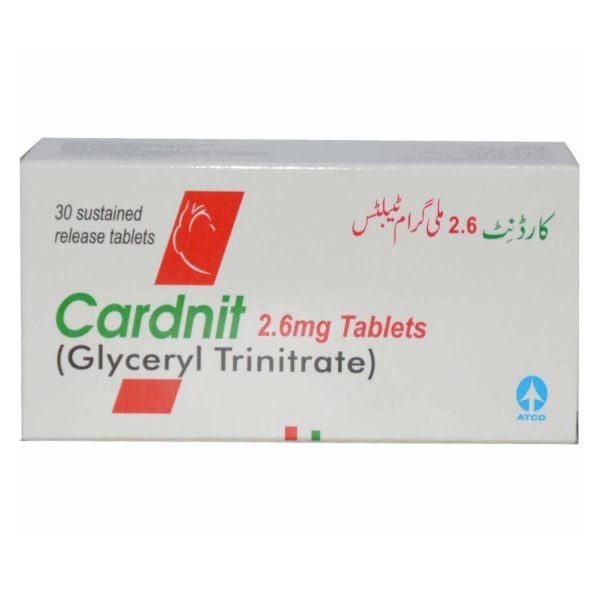 Cardnit Tablets 2.6mg 30's