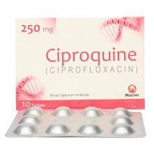 Ciproquine Tablets 250mg 10's