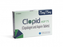 Clopid Asp Tablets 75/75mg 10's