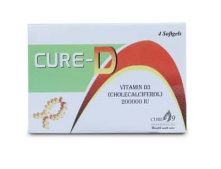 Cure D 200,000 Softgel Capsules 4's