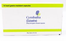Cymbalta Capsules Hgr 60mg 14's