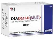 Diabold Plus Tablet 1mg+500mg