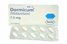 Dormicum 7.5mg Tablets 10's