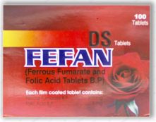 Fefan Ds 300+5mg Tablets 100's