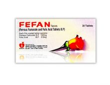 Fefan Tablets 150+0.5mg 30's