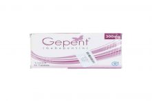 Gepent 300mg Tablets 10’S