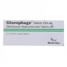 Glucophage Tablets 250mg 5X10's