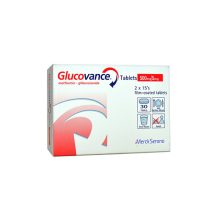 Glucovance Tablets 5/500mg 2X15's