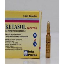 Ketasol Injection 100mg 5 Ampoules X 2ml