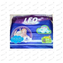 Leo Baby Diapers Large Size 4 24 Count
