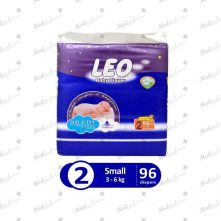 Leo Baby Diapers Mega Pack Small 96Pcs