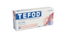 Tefod 25mg Tablets 30's