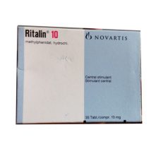 Ritalin 10 Tab 3x10's
