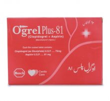 Ogrel Plus 81mg Tablets 2X14's