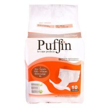 Puffin Adult Diapers X-Large 10 Count