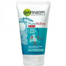 Garnier Pure Active 3 In 1 Face Wash Scrub 100ml