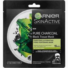 Garnier SkinActive Pure Charcoal Mattifying Tissue Mask with Black Algae
