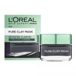 L'Oreal Pure Clay Mask Detoxifies Clarifies Charcoal 50ml