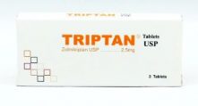 Triptan 2.5mg Tablets 3's