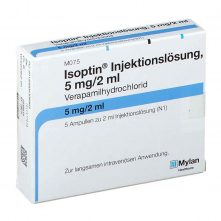 Isoptin Injection 5 Ampoules 5mg/2ml
